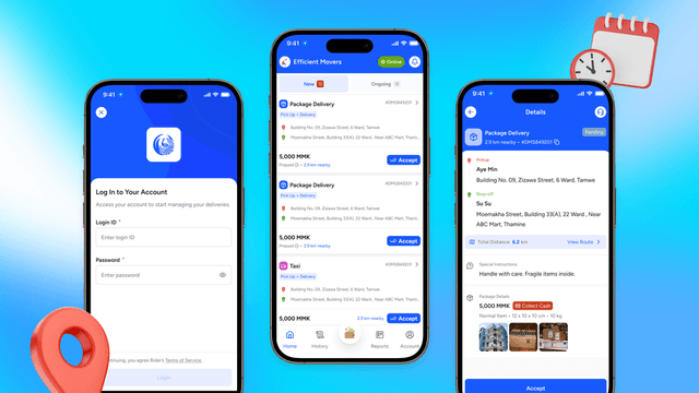 DMS Rider App Preview
